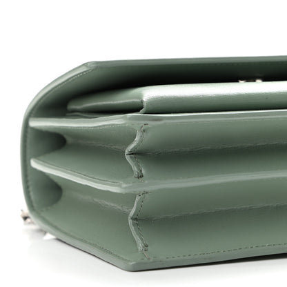 Saint Laurent Calfskin Small Monogram Sunset Vert Opaline 8 of 9