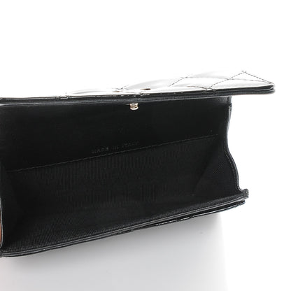 Chanel Patent Quilted Flap Card Holder Black 5 of 8