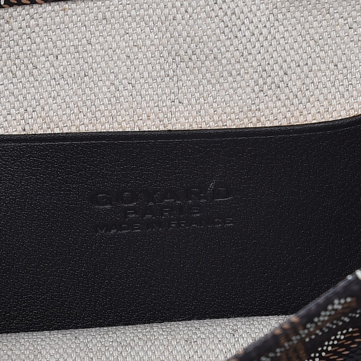 Goyardine Plumet Wallet Clutch Black