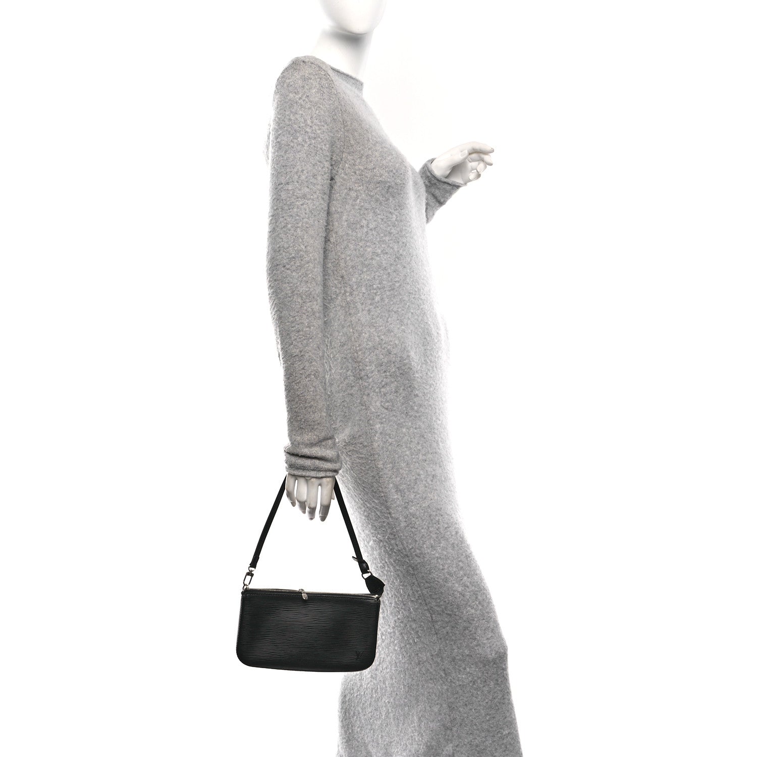 Louis Vuitton Epi Pochette Accessories NM  Black 2 of 10