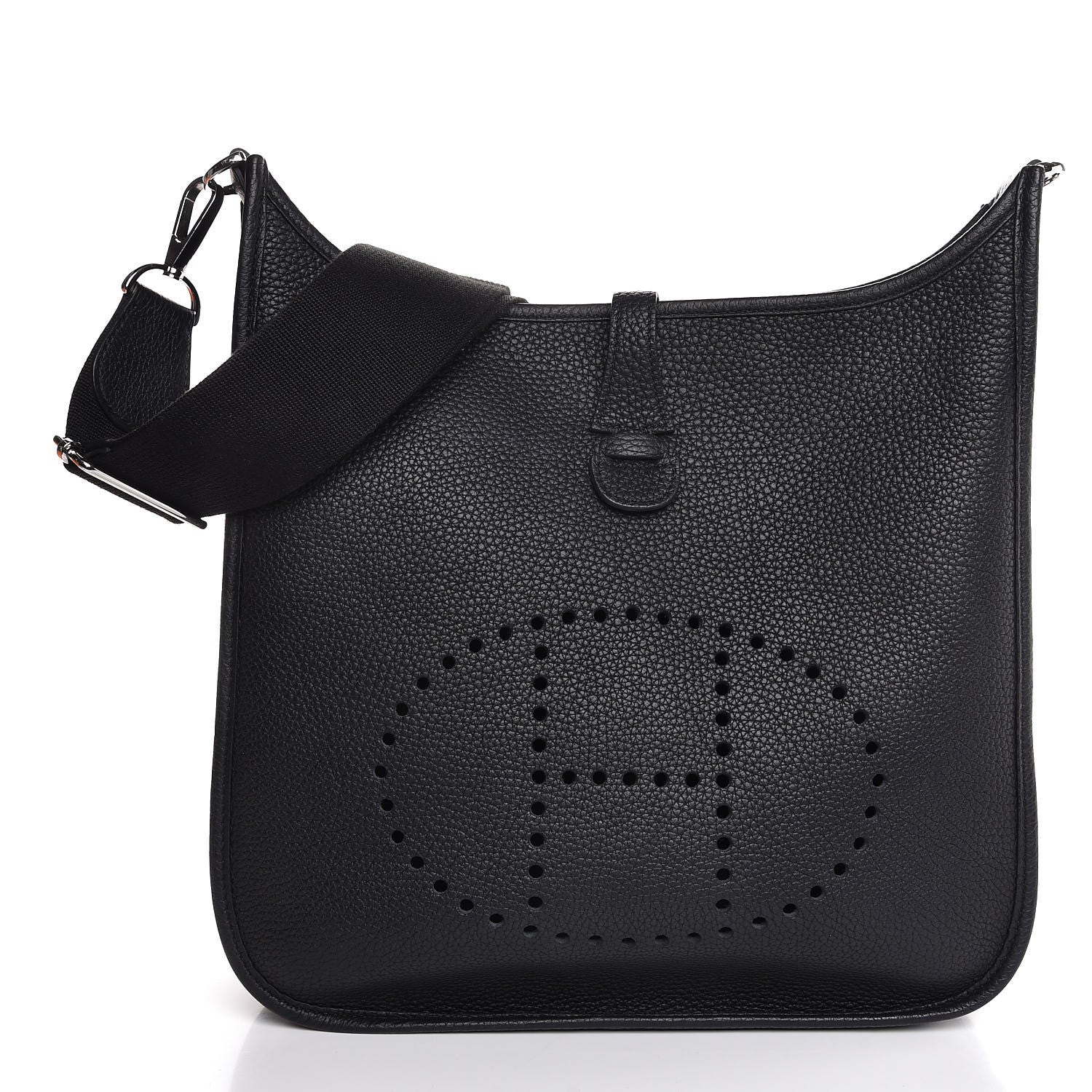 Hermes Taurillon Clemence Evelyne III PM Black 1 of 8