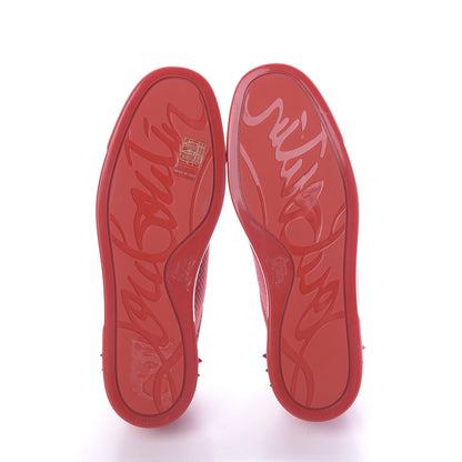 Christian Louboutin Calfskin Mesh Mens Seavaste 2 Flat Sneakers 44 Loubi Red 7 of 12