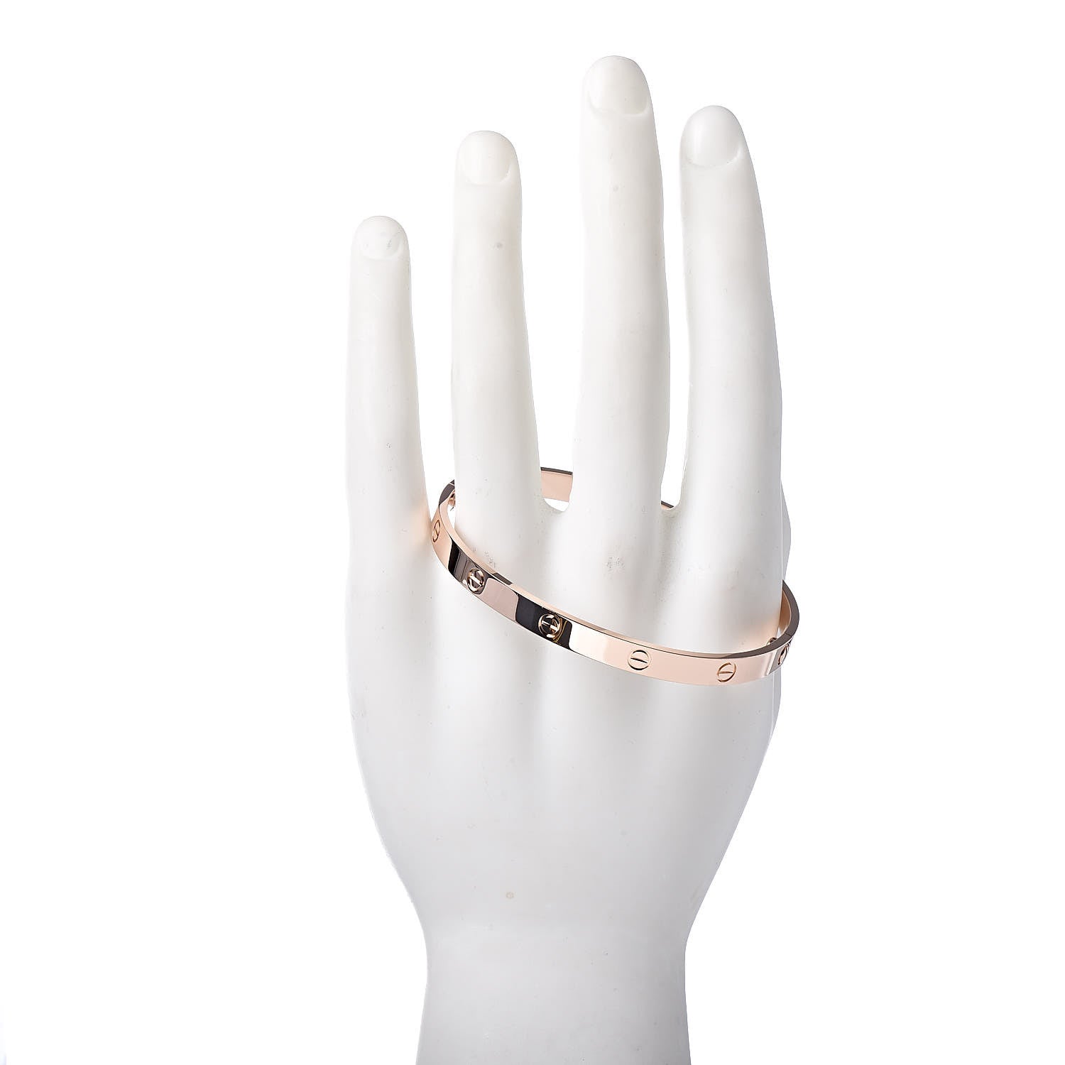 Cartier 18K Pink Gold LOVE Bracelet 21 2 of 5