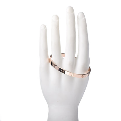 Cartier 18K Pink Gold LOVE Bracelet 21 2 of 5