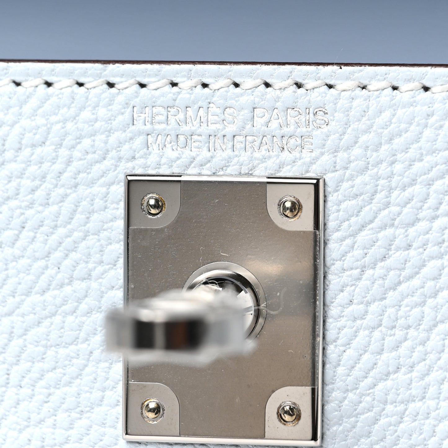 Chevre Mysore Mini Kelly Sellier 20 Bleu Brume