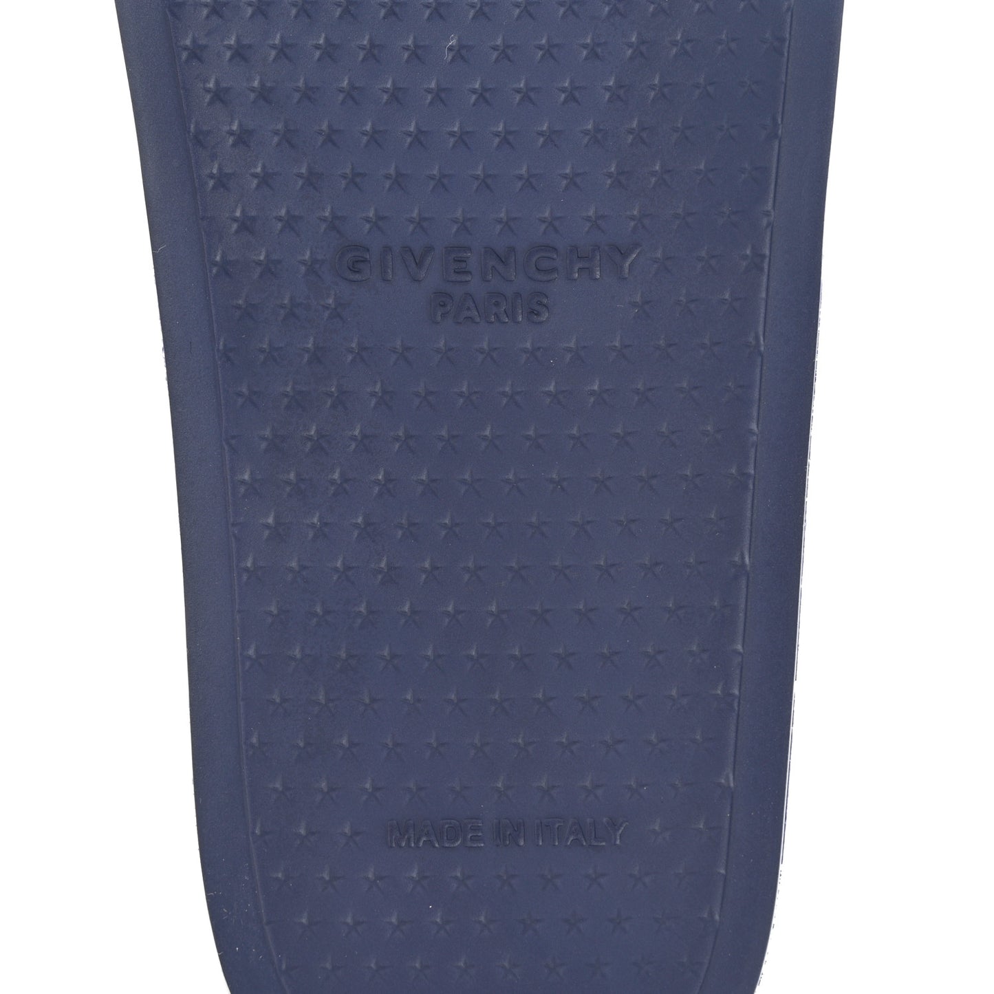 Rubber Logo Pool Slide Sandals 40 Steel Blue