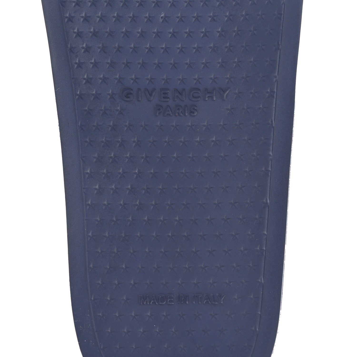 Givenchy Rubber Logo Pool Slide Sandals 40 Steel Blue 6 of 8