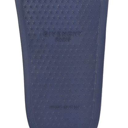 Givenchy Rubber Logo Pool Slide Sandals 40 Steel Blue 6 of 8