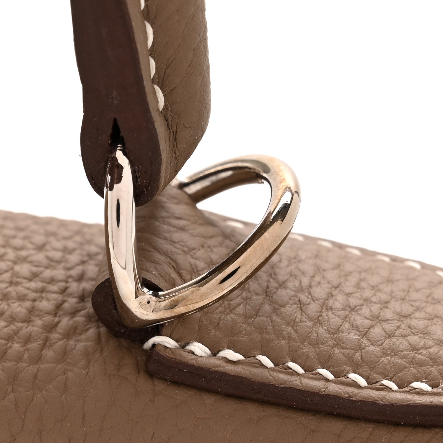 Hermes Togo Kelly Retourne 28 Etoupe 11 of 13