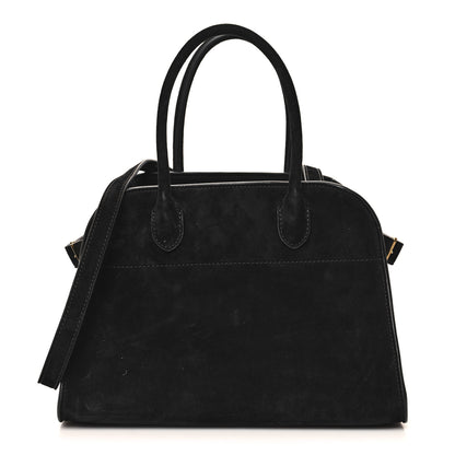 The Row Suede Soft Margaux 10 Bag Black 1 of 11
