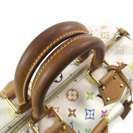 Louis Vuitton Monogram Multicolor Speedy 30 White 7 of 11