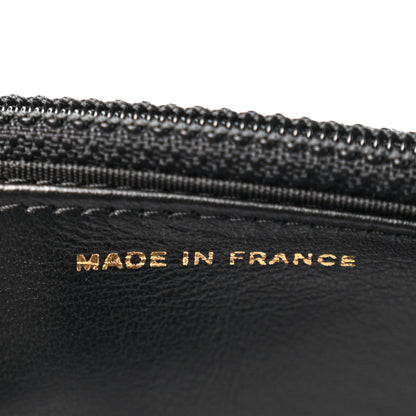 Chanel Caviar Chevron Quilted Boy Wallet On Chain WOC Black 7 of 14