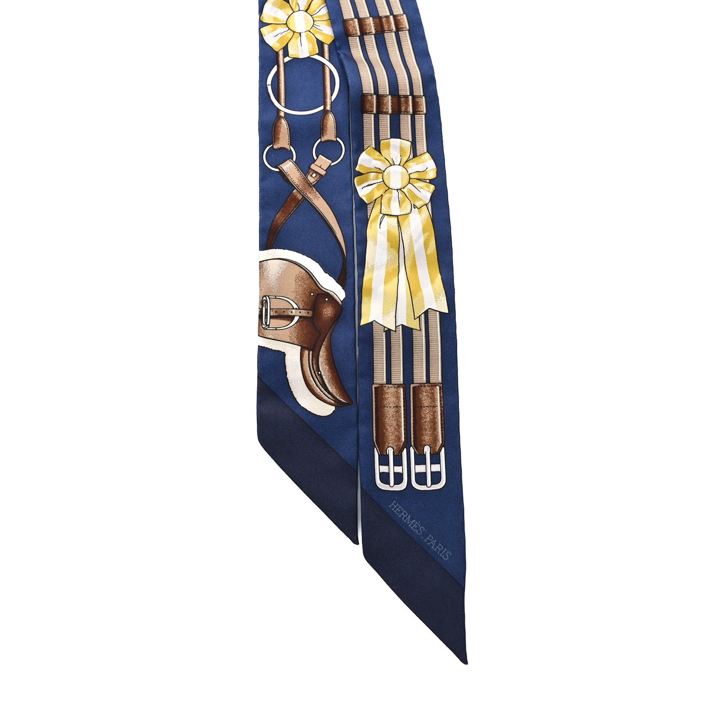 Silk Jumping Twilly Marine Gold Brun