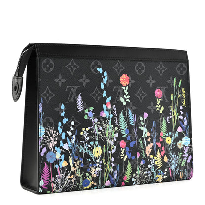 Louis Vuitton Monogram Eclipse Folia Pochette Voyage MM 3 of 7