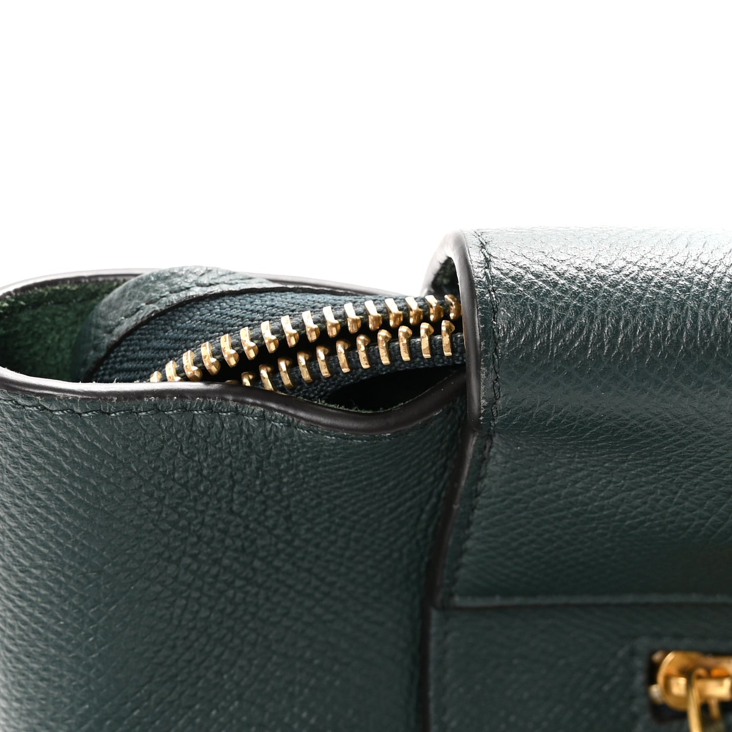 Grained Calfskin Micro Belt Bag Amazone