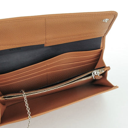 Prada Vitello Phenix Continental Flap Wallet Caramel 6 of 8