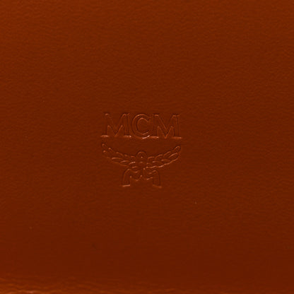 MCM Visetos Large Patricia Wallet On Chain Cognac 6 of 9