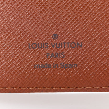 Louis Vuitton Monogram Checkbook Holder Case Wallet 6 of 10