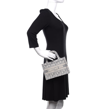 Christian Dior Oblique Mini Book Tote Grey Multicolor 2 of 9