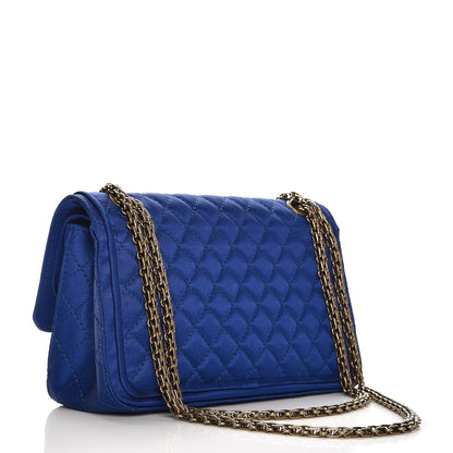 Chanel Satin Quilted 2.55 Reissue 225 Flap Blue 4 of 9