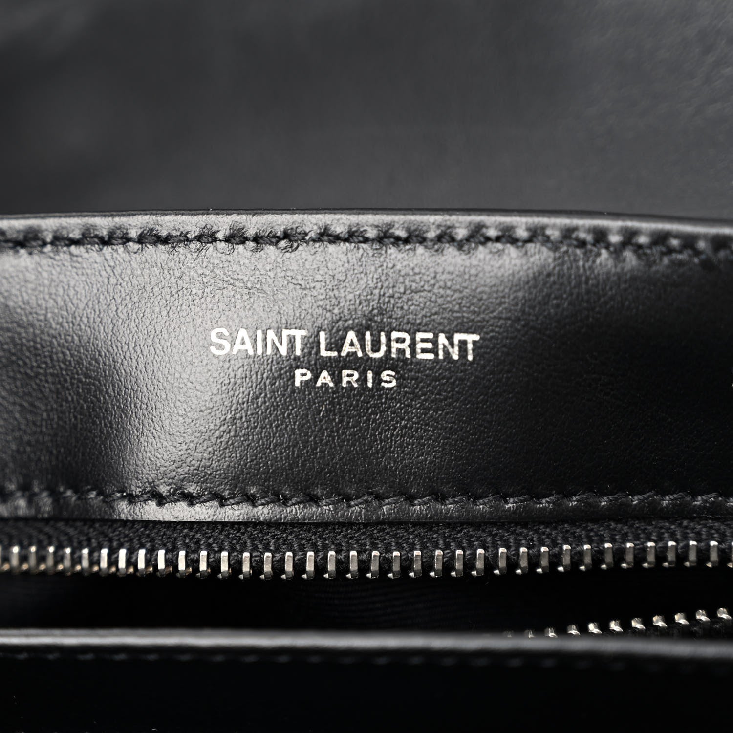 Saint Laurent Calfskin Y Quilted Monogram Toy Loulou Crossbody Bag Black 6 of 10