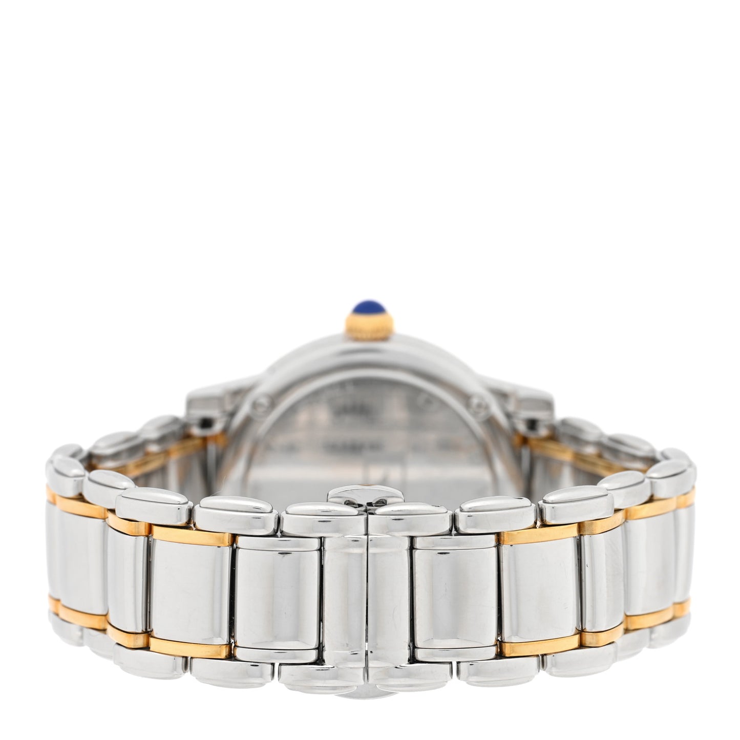 Stainless Steel 18K Yellow Gold Diamond Bezel Mother of Pearl 30mm Classic Quartz Watch