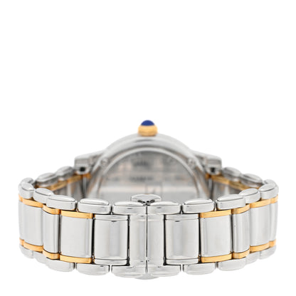 David Yurman Stainless Steel 18K Yellow Gold Diamond Bezel Mother of Pearl 30mm Classic Quartz Watch 3 of 4