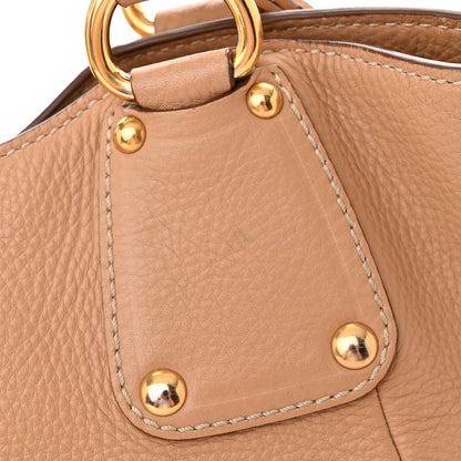 Prada Vitello Daino Pushlock Tote Sughero 12 of 16