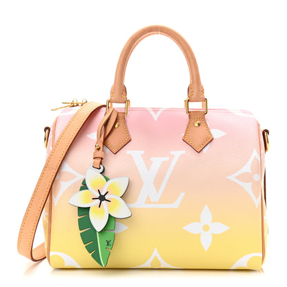 Louis Vuitton Monogram Giant By The Pool Speedy Bandouliere 25 Light Pink 1 of 12
