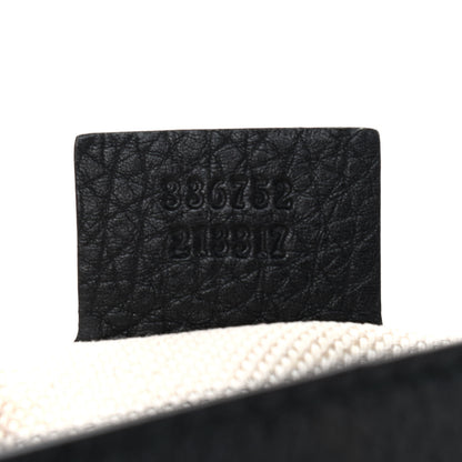 Gucci Pebbled Calfskin Medium Soho Flap Crossbody Black 7 of 10