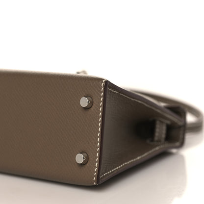 Hermes Epsom Mini Kelly Sellier 20 Etoupe 9 of 9