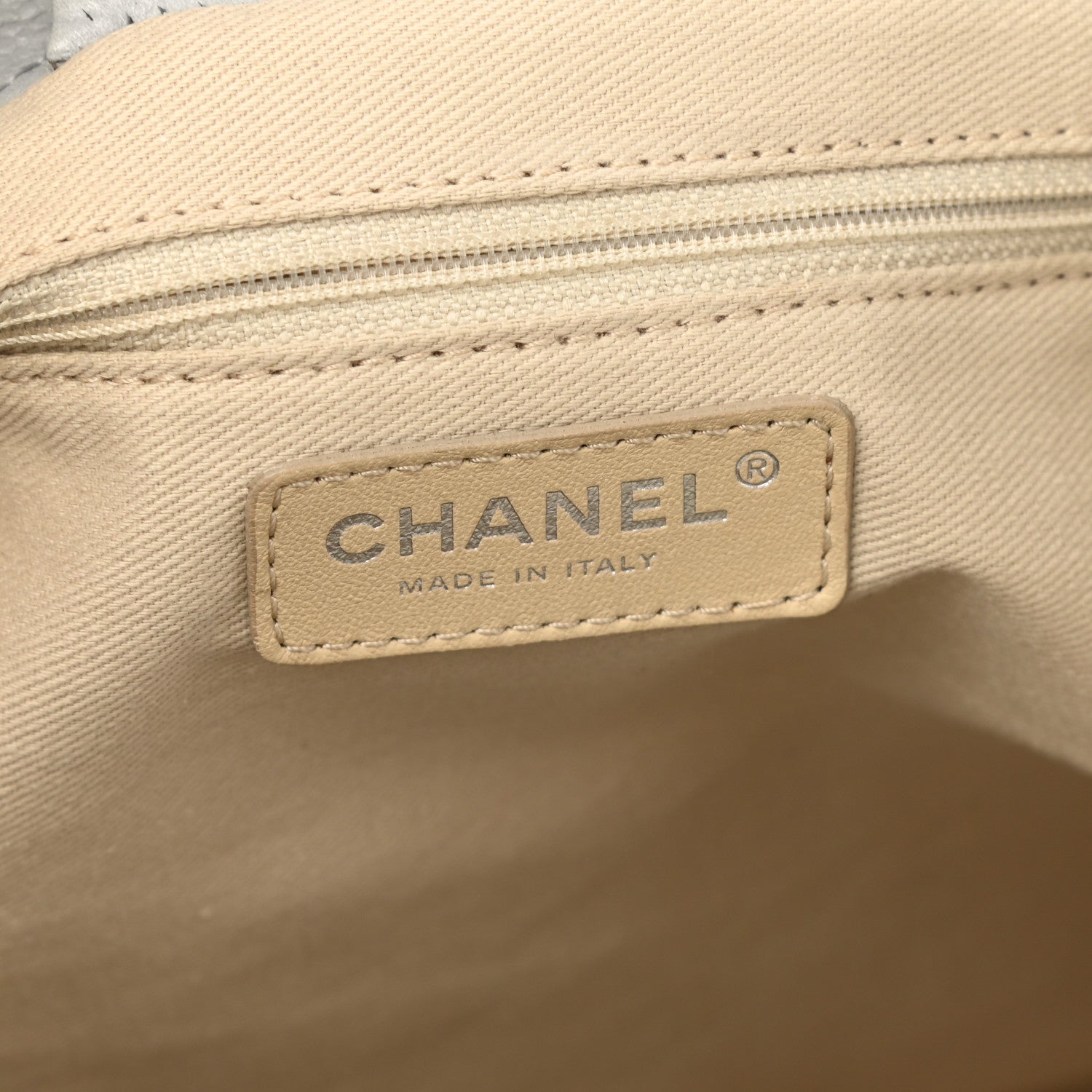 Chanel Caviar Executive Cerf Shopper Tote Grey 7 of 14