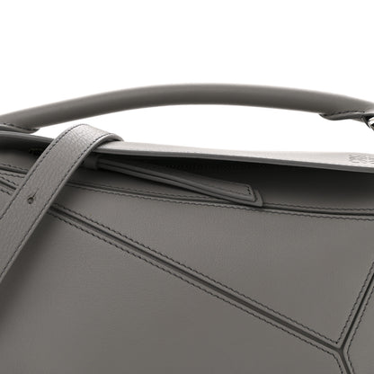 Loewe Soft Grained Calfskin Small Puzzle Edge Bag Pearl Grey 7 of 11