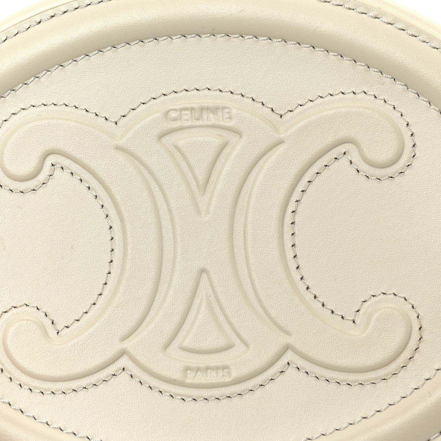 Smooth Calfskin Cuir Small Triomphe Oval Crossbody Purse Trench