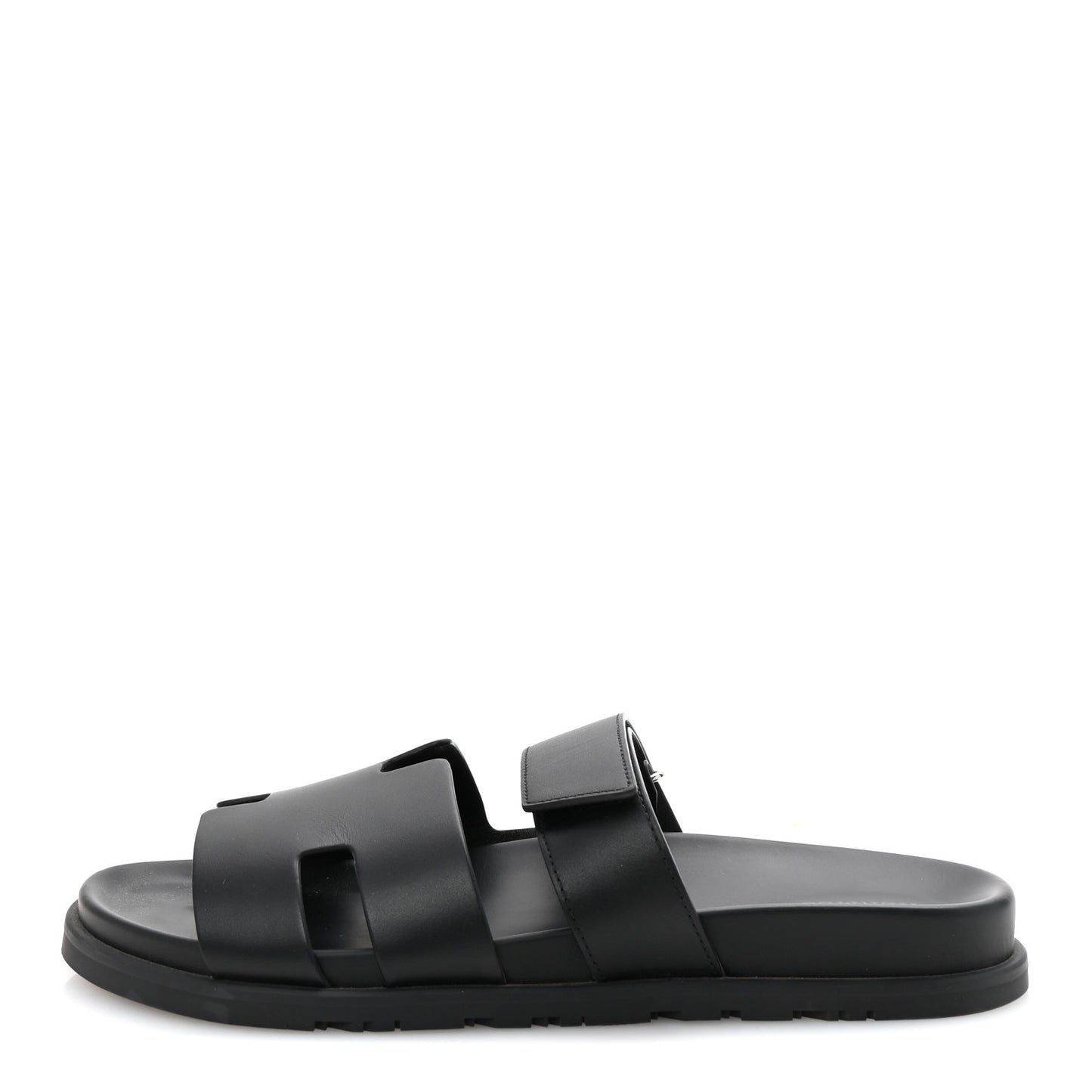 Calfskin Mens Chypre Sandals 44.5 Black