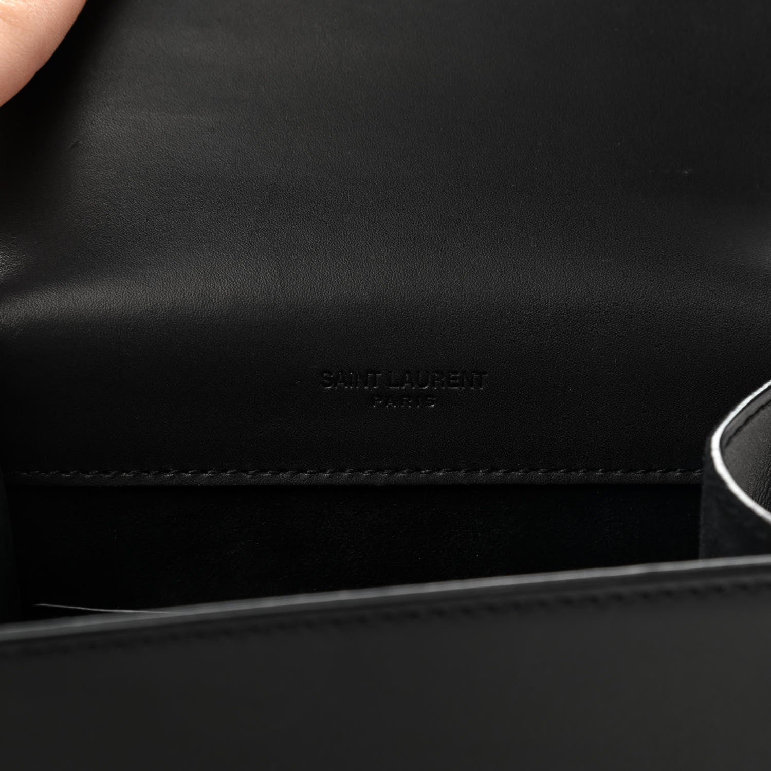 Saint Laurent Smooth Calfskin North South Kaia Satchel Black 7 of 13