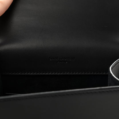 Saint Laurent Smooth Calfskin North South Kaia Satchel Black 7 of 13