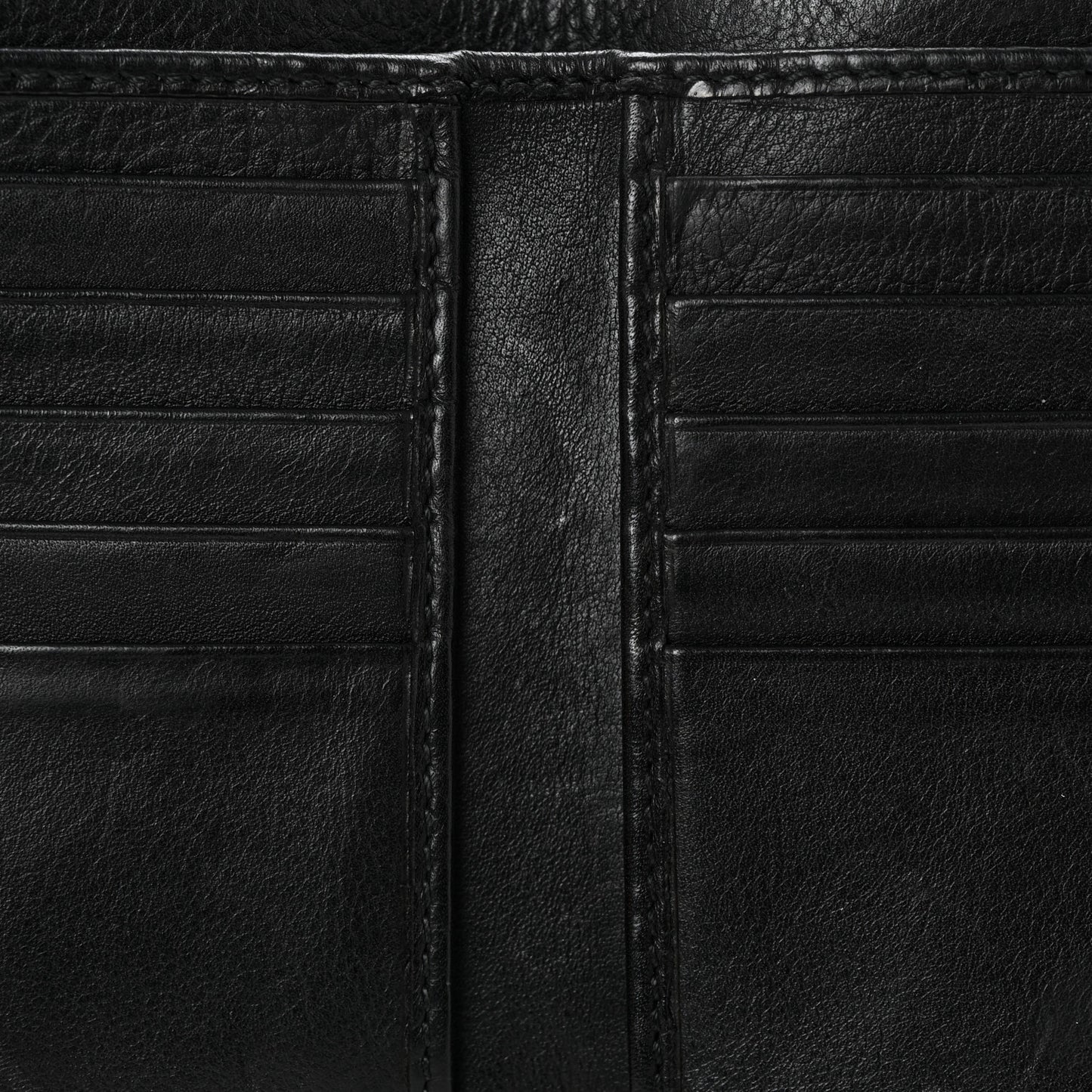 Calfskin Hysteria French Wallet Black