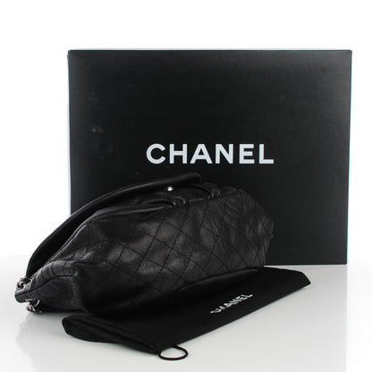 Chanel Caviar Half Moon Wallet On Chain WOC Black 4 of 7