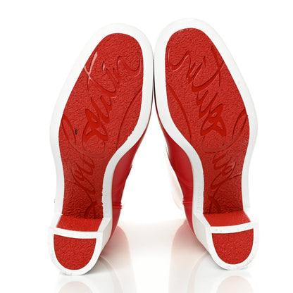 Christian Louboutin PVC Loubirain 70MM Rain Boots 38 Red 5 of 7