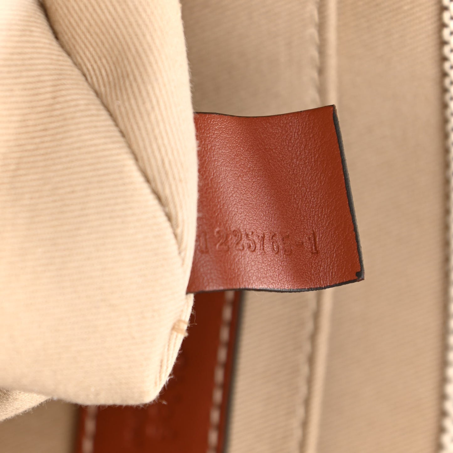 Cotton Calfskin Medium Woody Ribbon Tote White Brown