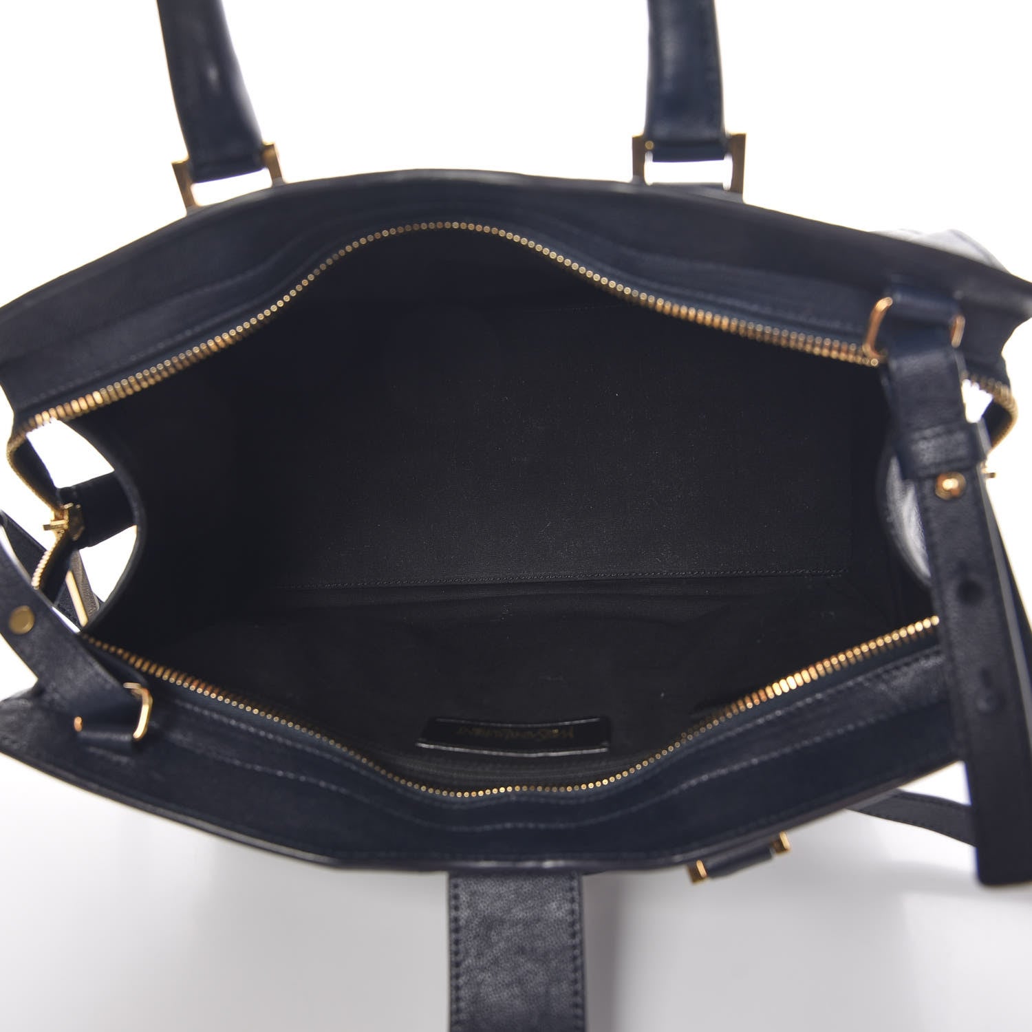 Saint Laurent Sheepskin Small Cabas ChYc Navy 6 of 8