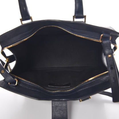 Saint Laurent Sheepskin Small Cabas ChYc Navy 6 of 8