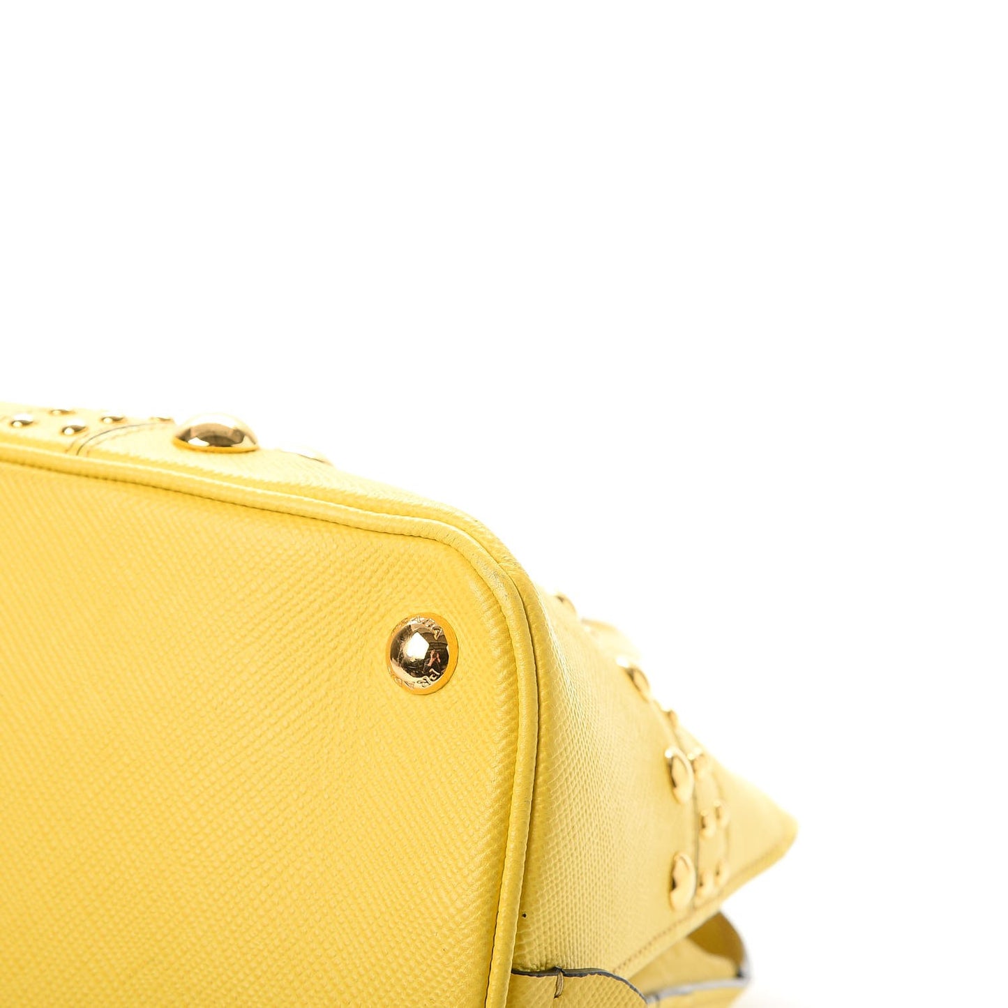 Saffiano Studded Bijou Tote Girasole