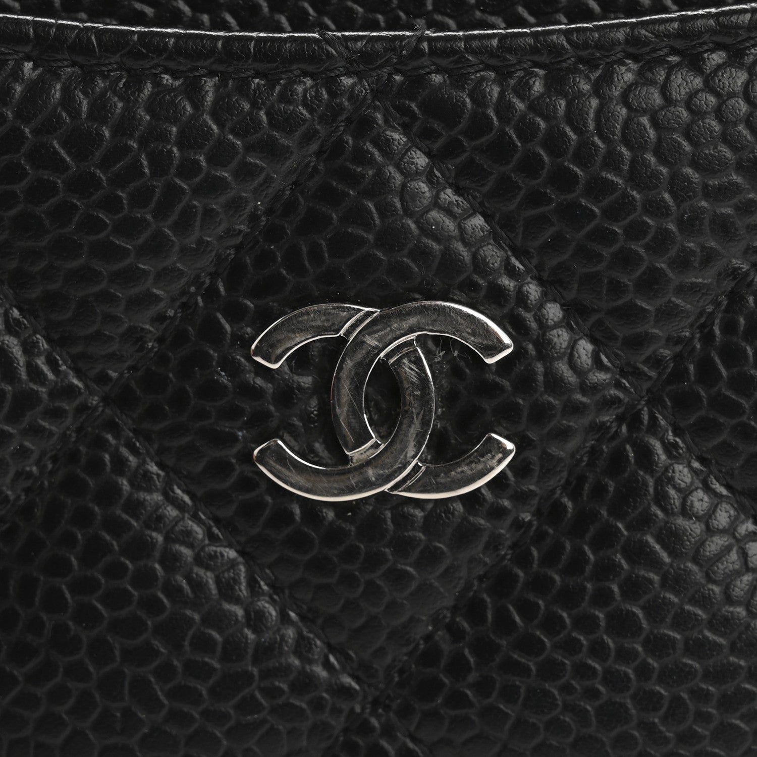 Chanel Caviar Quilted Card Holder Black 12 of 16