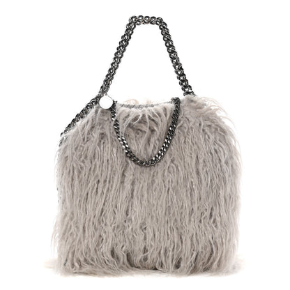 Stella McCartney Eco Fur Mini Falabella Tote Grey 4 of 15