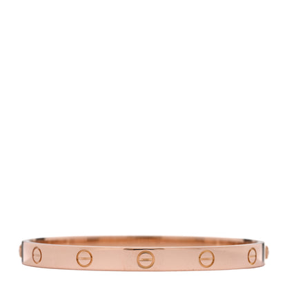Cartier 18K Pink Gold LOVE Bracelet 18 2 of 9