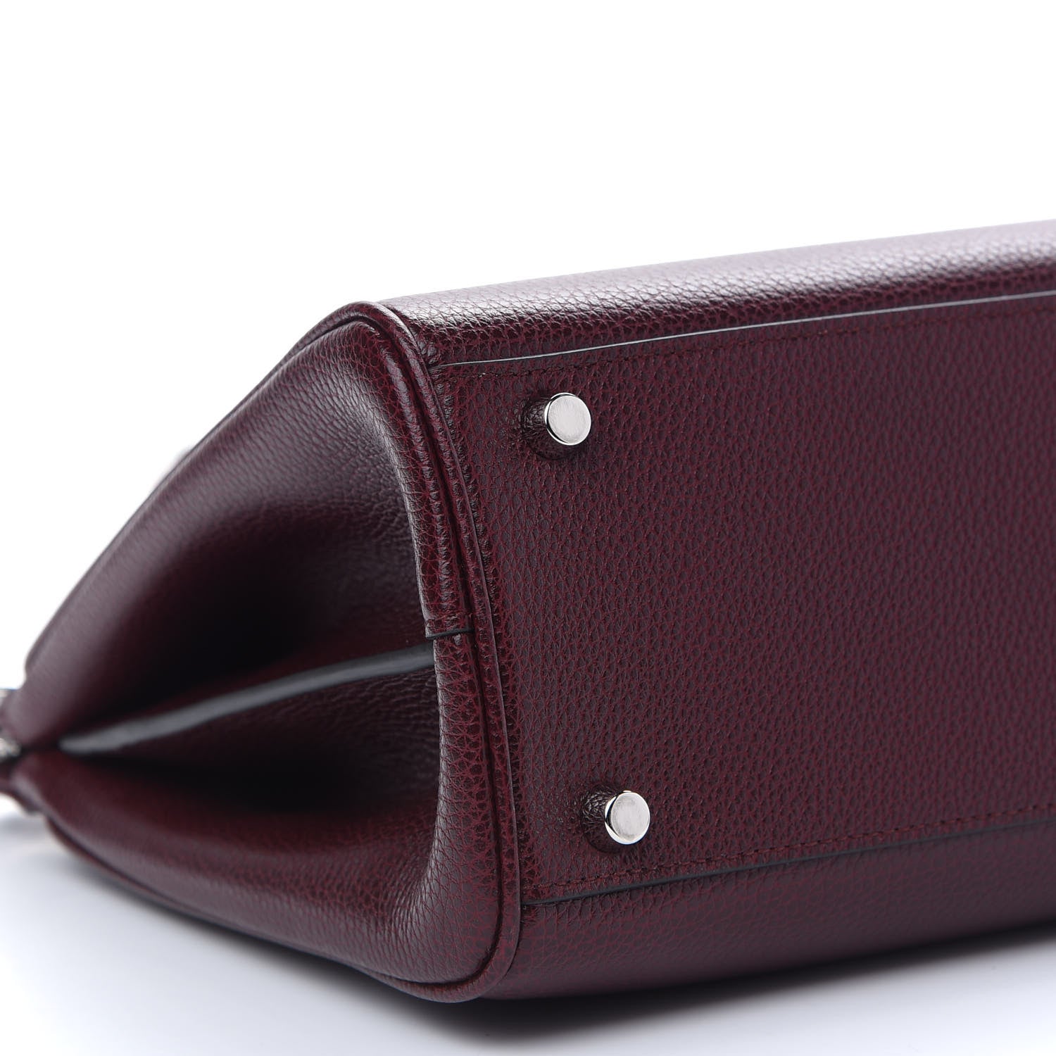Gucci Grainy Calfskin Small Zumi Top Handle Bag Vintage Bordeaux 8 of 9