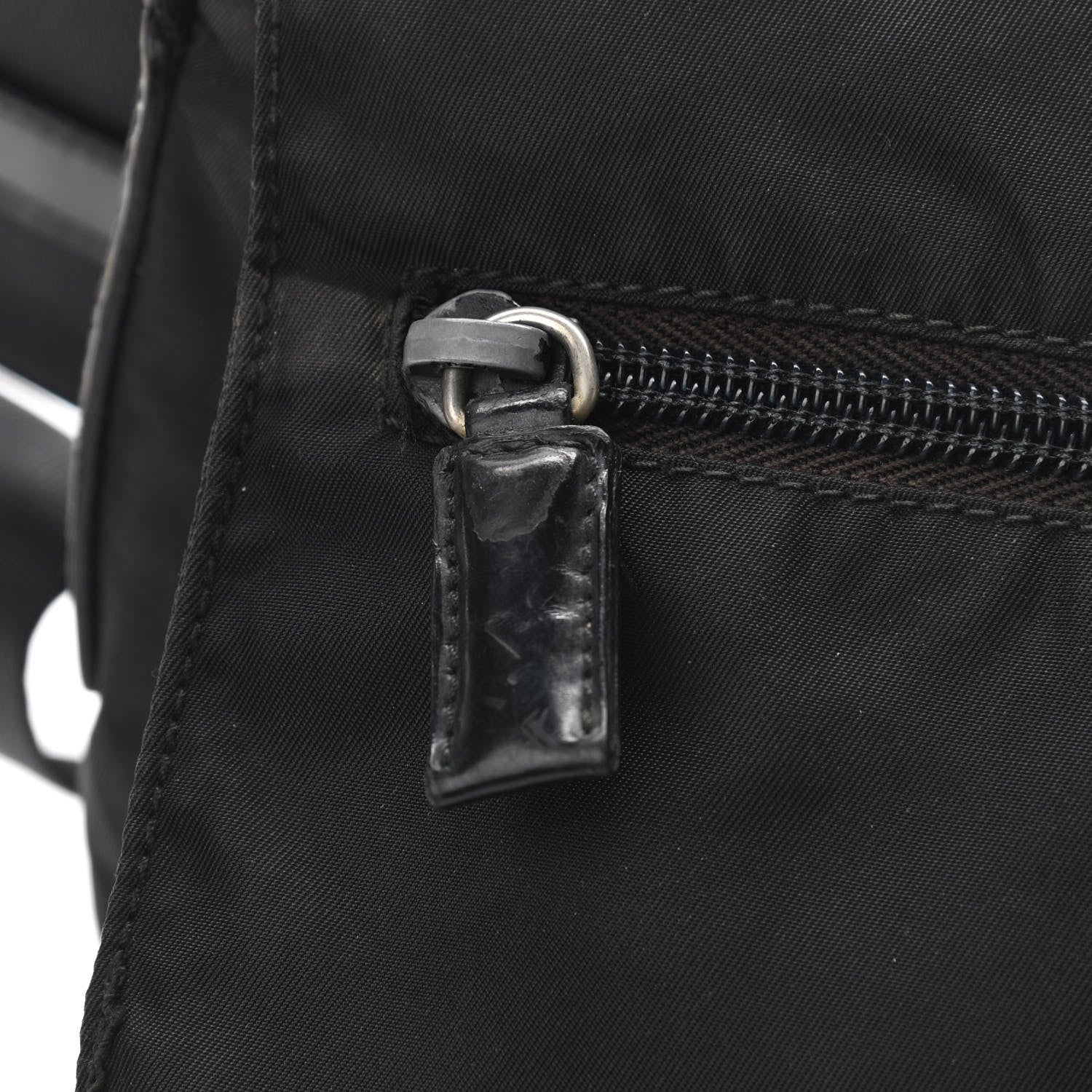 Prada Nylon Vela Messenger Bag Black 10 of 10