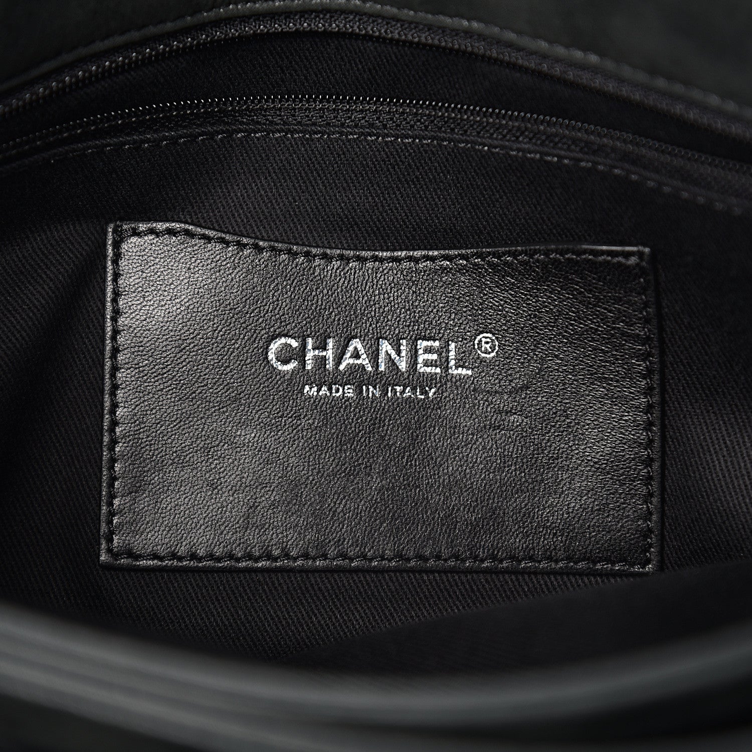 Chanel Iridescent Calfskin Quilted Large Just Mademoiselle Dark Grey 5 of 8